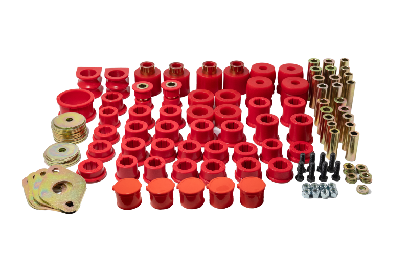 Nissan Titan Suspension Bushing Kit - Energy Suspension - Hyper-Flex - Red - `04-`15